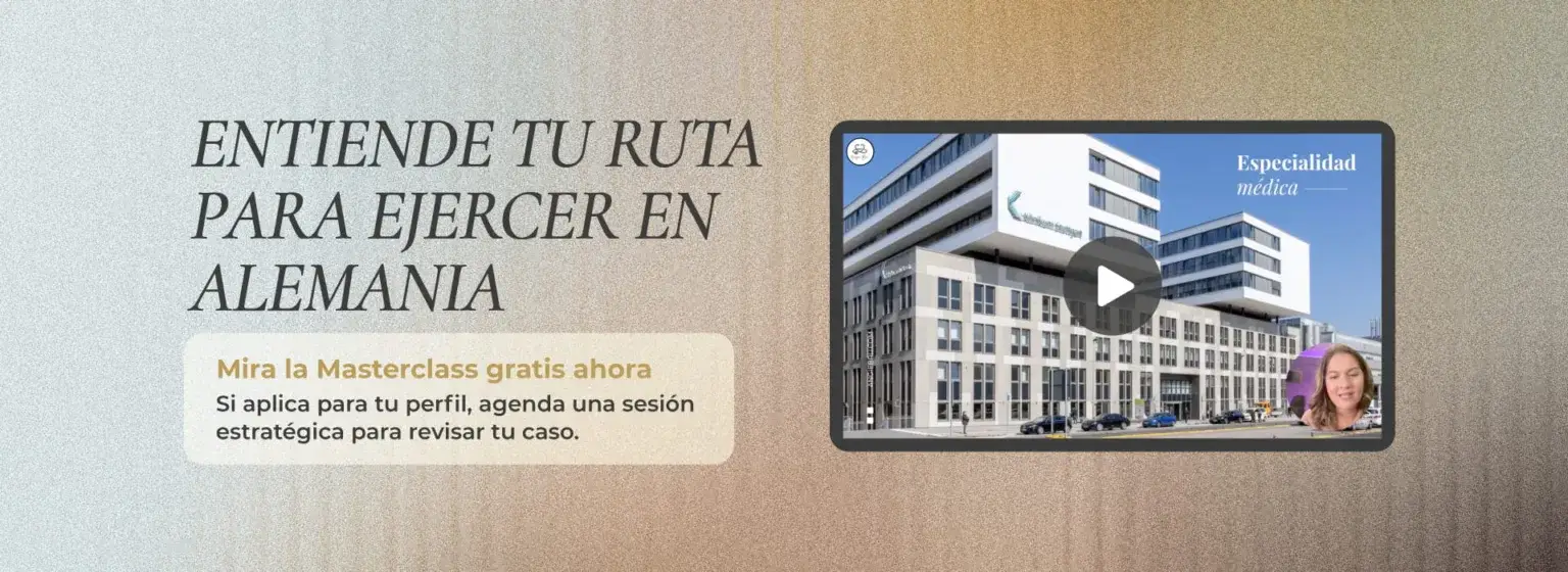 Entiende tu ruta para ejercer en Alemania